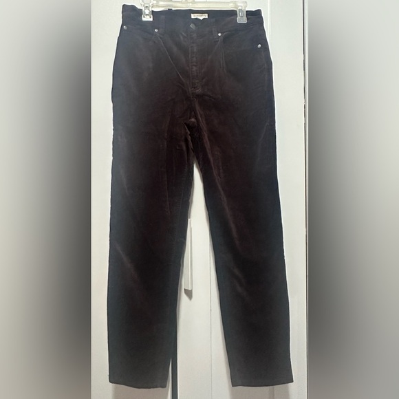 Eileen Fisher Pants - Eileen Fisher Brown Velvet Pants Size Small petite